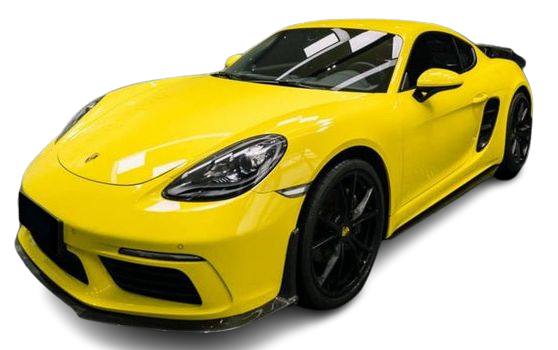 yellow glossy car